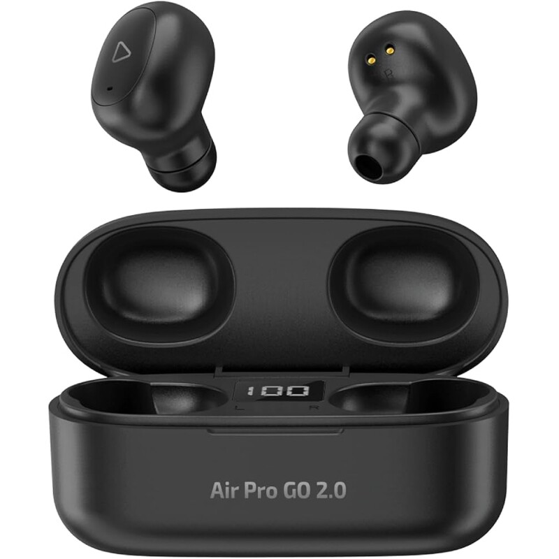 Fone de Ouvido Bluetooth Sem Fio TWS Air Pro GO 2.0 i2GO com Estojo de Carregamento