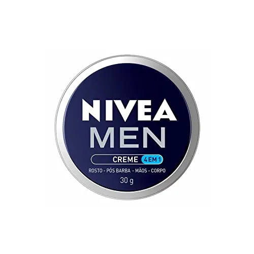 [REC] NIVEA MEN Creme 4 em 1 30g - Hidratação intensa, evita ressecamento, com vitamina E, textura creme, rápida absorção