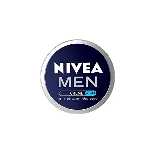 [Rec] NIVEA MEN Creme 4 em 1 75g - Hidratação intensa, evita ressecamento, com vitamina E, textura creme, rápida absorção