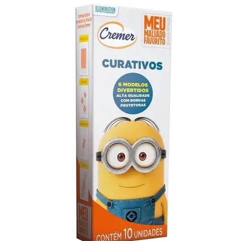 Curativo Antisséptico Adesivo Infantil Meu Malvado