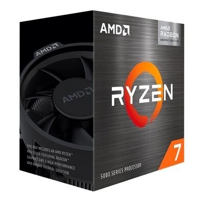 Processador AMD Ryzen 7 5700G 3.8GHz (4.6GHz Max Turbo) Cache 20MB 8 Núcleos 16 Threads Vídeo Integrado AM4 - 100-1000