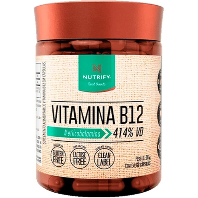 Vitamina B12 Nutrify - 60 Cápsulas