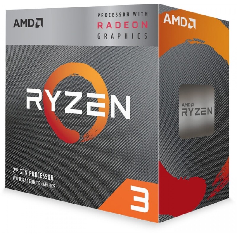 Processador AMD Ryzen 3 3200G 3.6GHz (4.0GHz Turbo) 4-Cores 4-Threads Cooler Wraith Stealth AM4 YD3200C5FHBOX