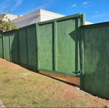 Eco Tapume 1 Face 9mm x 2,20x1,10m Carassá