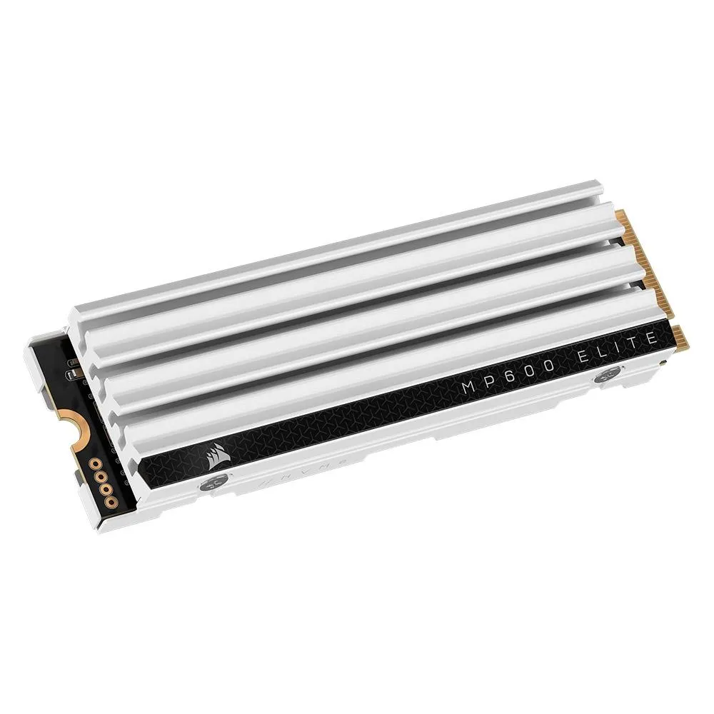 SSD Corsair 2TB MP600 Elite, M.2 NVMe, Leitura 7000MB/s e Gravação 6500MB/s, Para PS5, Branco - CSSD-F2000GBMP600ECS