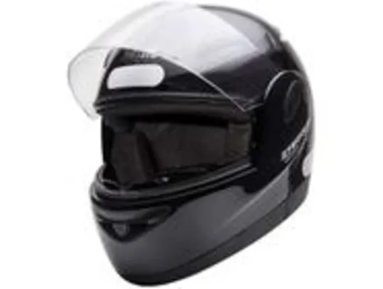 Capacete de Moto Fechado Taurus Zarref V4 CLASSIC Preto Tamanho 56