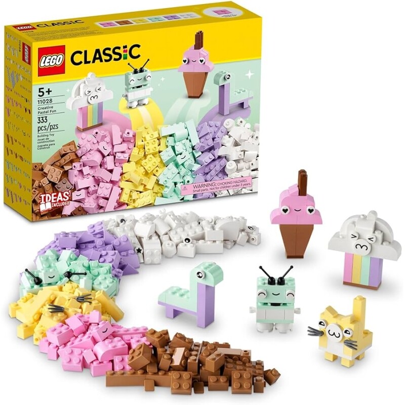 LEGO Classic Diversão Pastel Criativa 11028 - 333 Peças