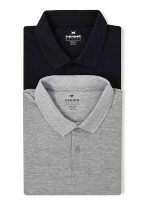 Kit Com 2 Camisas Hering Polo Básicas Masculinas