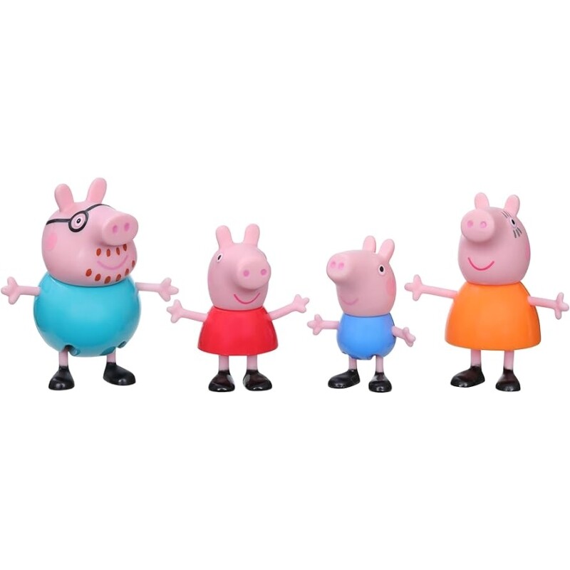 Kit Brinquedo Peppa Pig 4 Figuras - F2190 - Hasbro Multicolorido