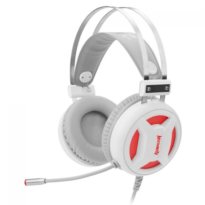 Headset Gamer Redragon Minos H210 Surround 7.1 White USB