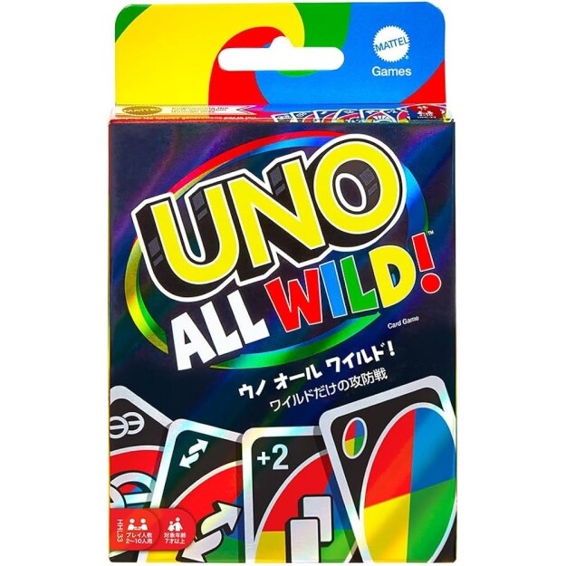 Jogo de Cartas Uno All Wild com 112 Cartas