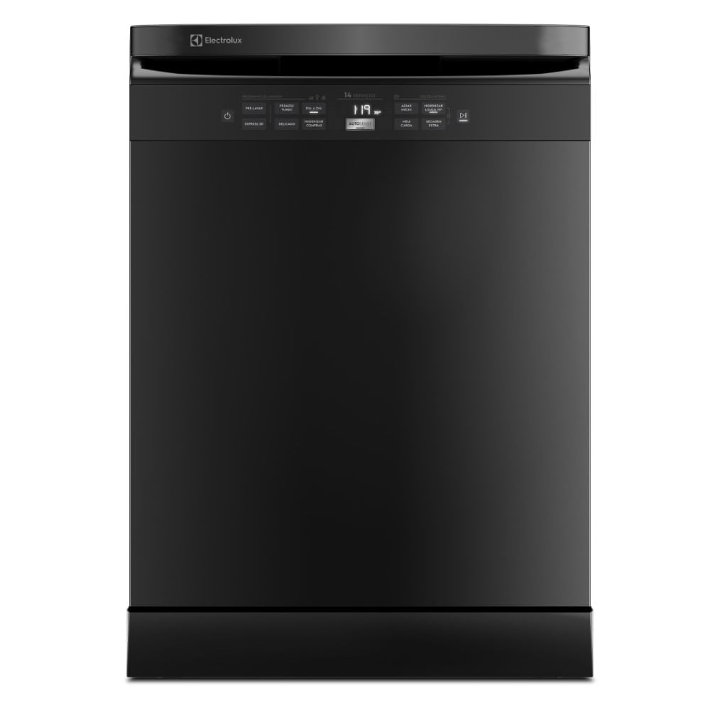 (Primeira compra) Lava-Louças Electrolux 14 Serviços Preta Experience com Função Higienizar Compras (LL14P)