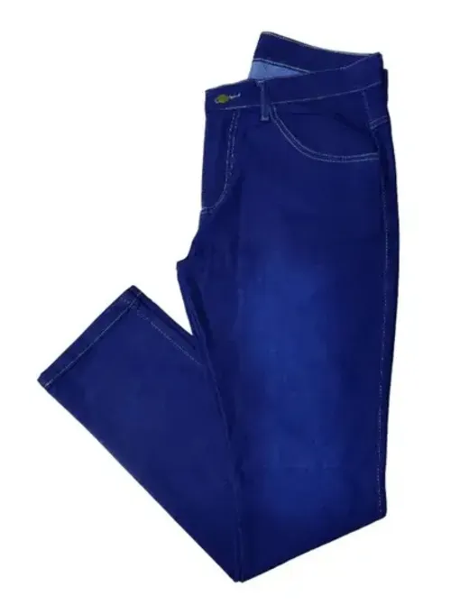 Calça Jeans Masculina Básica Tradicional Com Elastano - Fábricante nacional