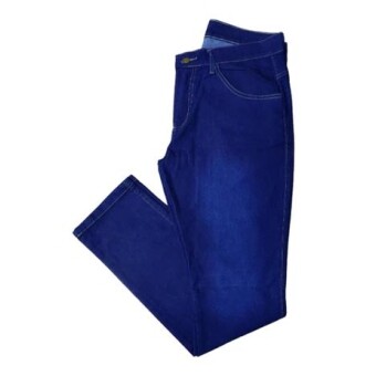 Calça Jeans Masculina Básica Tradicional Com Elastano