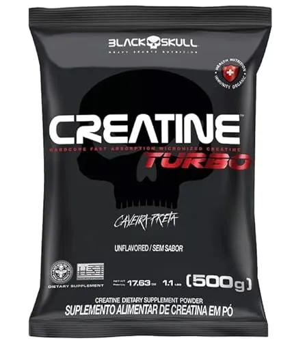 Black Skull Creatina Turbo 500g Refil