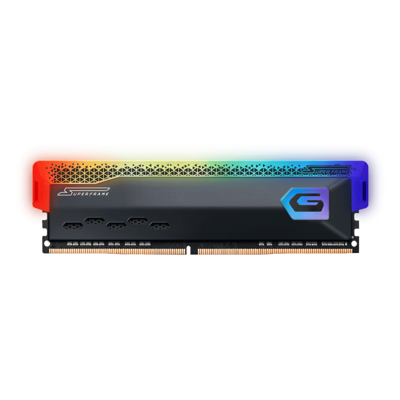 Memória DDR4 SuperFrame RGB 8GB 3200MHz Gray SFGAOSG48GB3200C22BSC