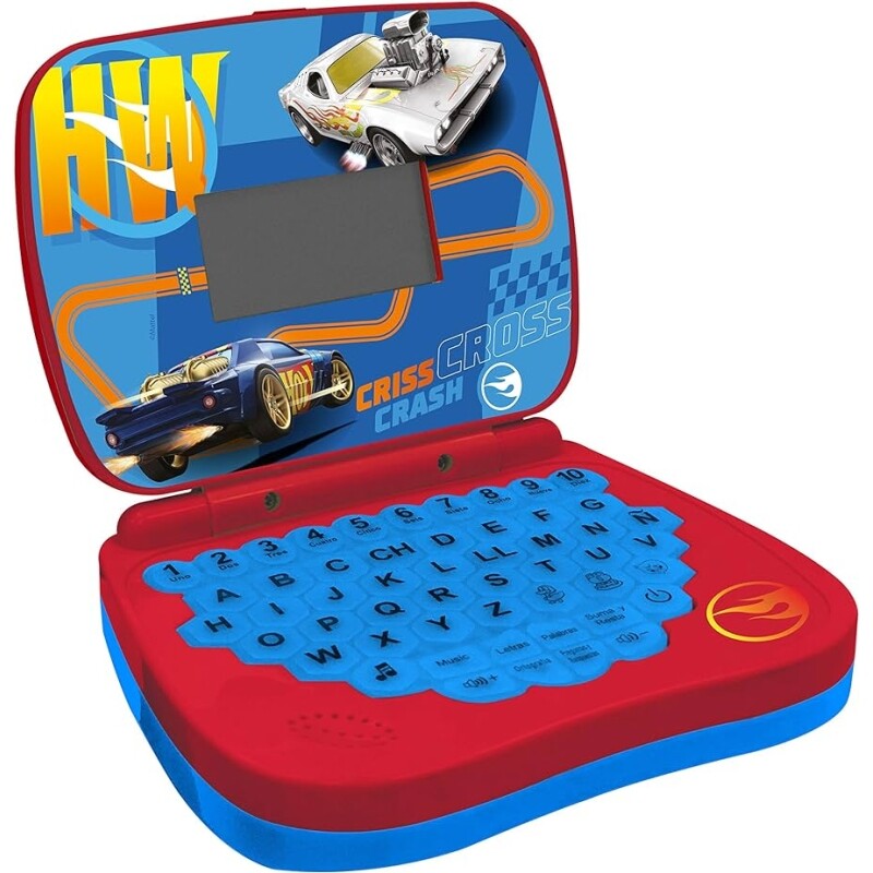 Brinquedo Laptop Bilíngue Hot Wheels Candide