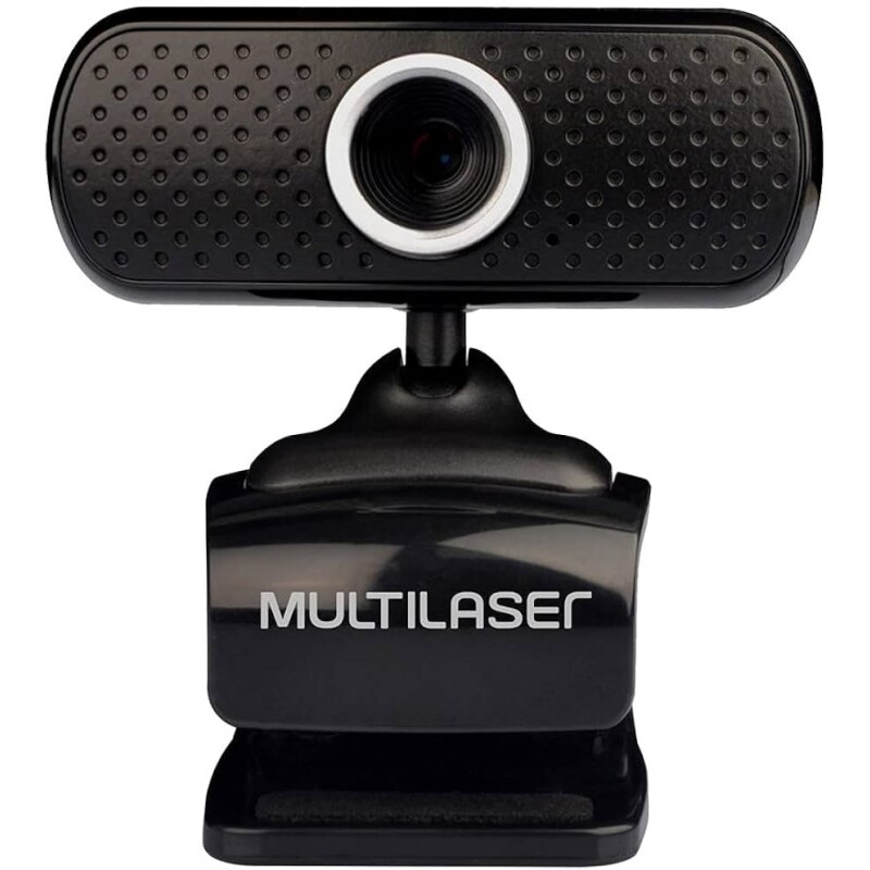 Webcam Plug e Play 480P Mic Usb Preto - WC051