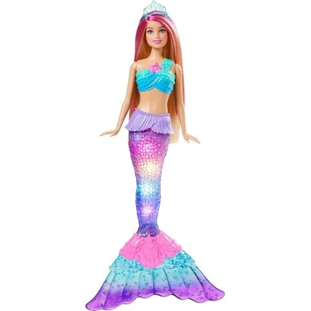 Barbie Dreamtopia Sereia Luzes e Brilhos - Mattel