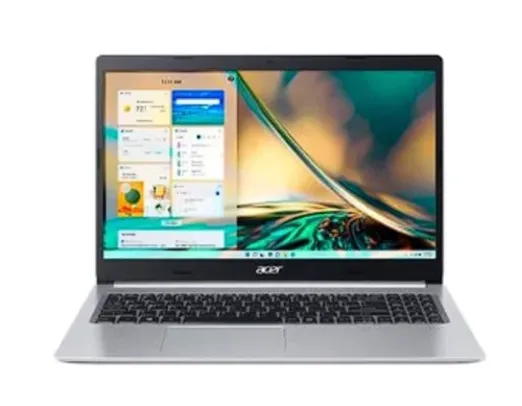 Notebook Acer Aspire 5 AMD Ryzen7-5700U, 16GB RAM, SSD 512GB, 15.6" Full HD IPS, AMD Radeon, Linux, Prata - A515-45-R74N