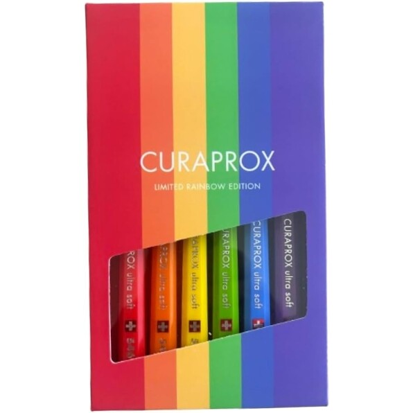 Kit 6 Escovas Curaprox Rainbown Edition