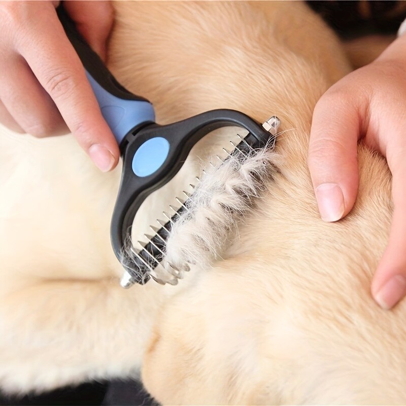 Cortador de Nós de Pelos de Animais Ferramentas de Tosquia para Cães Pentes de Remoção de Pelos de Gatos Escova