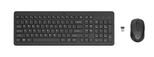 Kit Mouse e Teclado Sem Fio HP 330, Wireless, ABNT2, Com Teclado Numérico, Preto - 2V9E6AAAC4