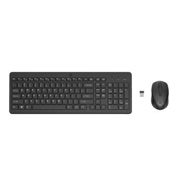 Kit Mouse e Teclado Sem Fio HP 330 Wireless ABNT2 Com Teclado Numérico - 2V9E6AAAC4