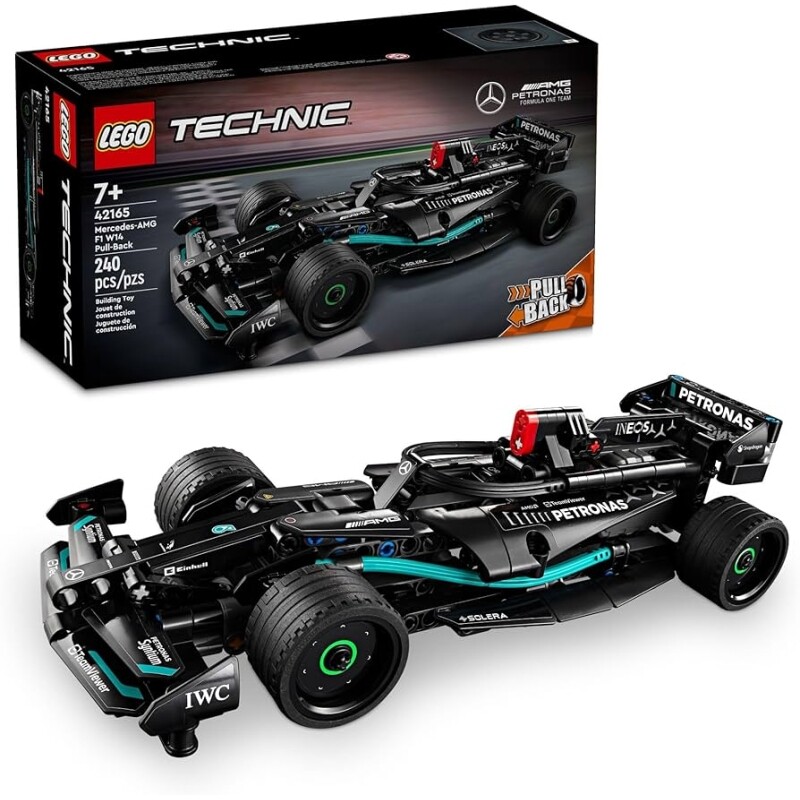 LEGO Set Technic 42165 Mercedes-AMG F1 W14 E Performance Pull-Back - 240 peças