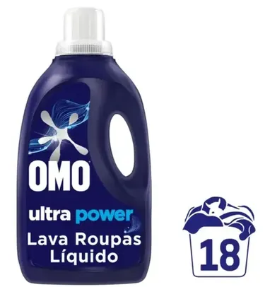 Lava-Roupas Líquido Omo Ultra Power 1,8l