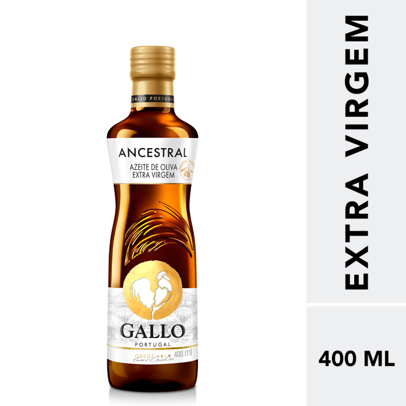 Azeite de Oliva Extra Virgem Português Gallo Ancestral Gourmet - 400ml