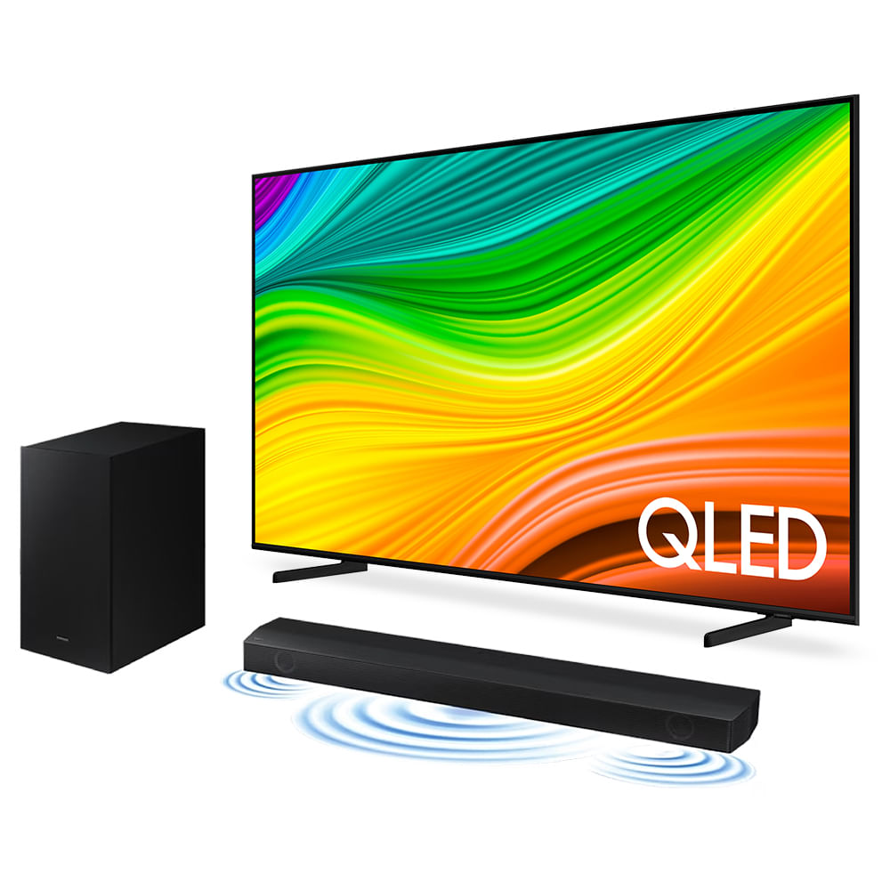 [APP] COMBO: Samsung Smart TV 50 QLED 4K 50Q60D 2024 + Soundbar HW-B550/ZD