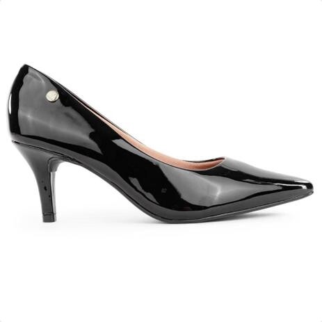 Scarpin Vizzano Salto Medio Verniz Feminino