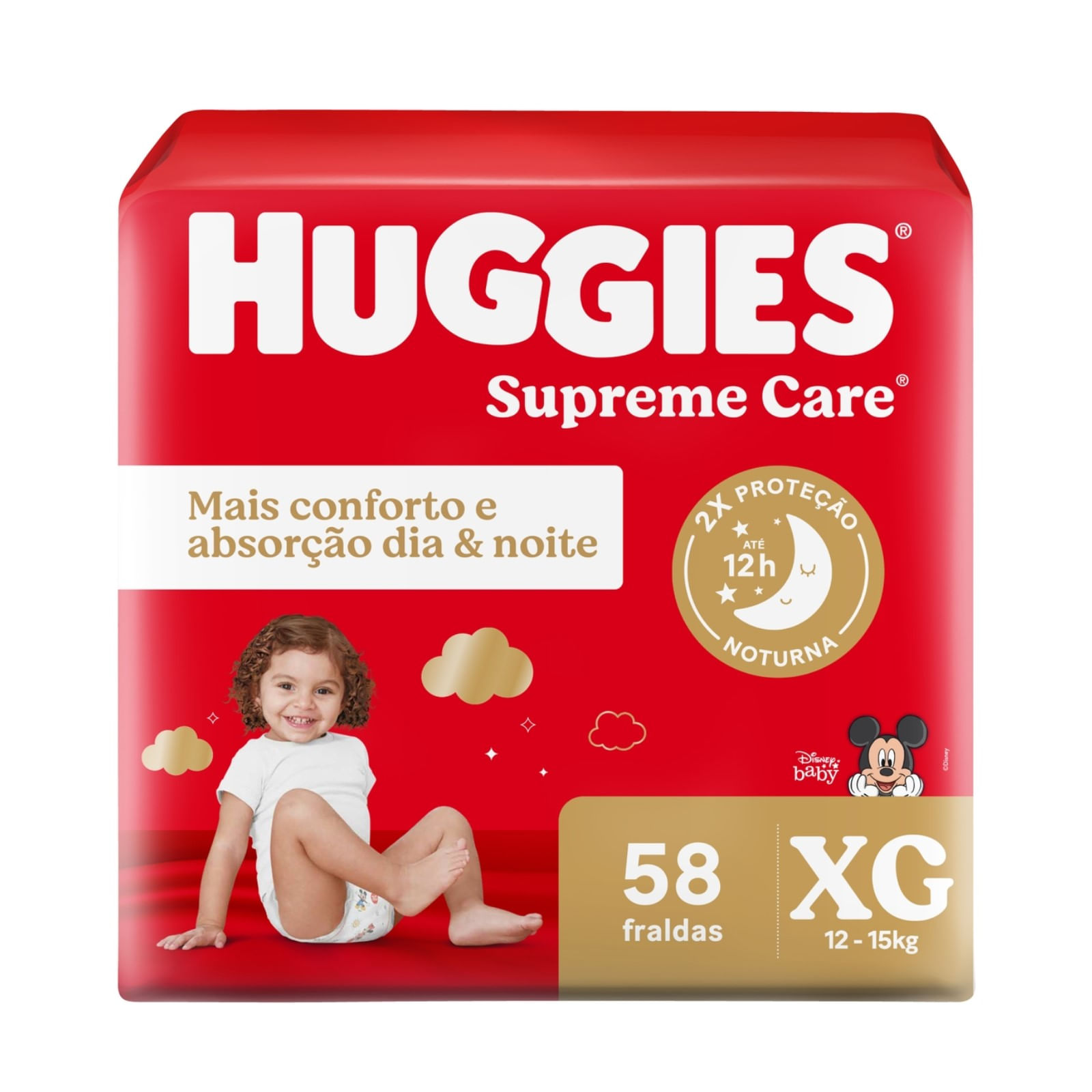 Fralda Huggies Supreme Care Xg 58 Unidades