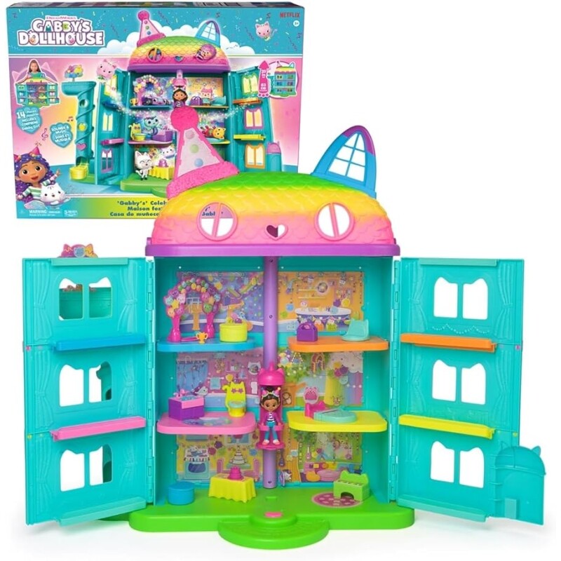 Playset Casa Da Gabbys Especial Celebracao Gabbys Dollhouse Sunny