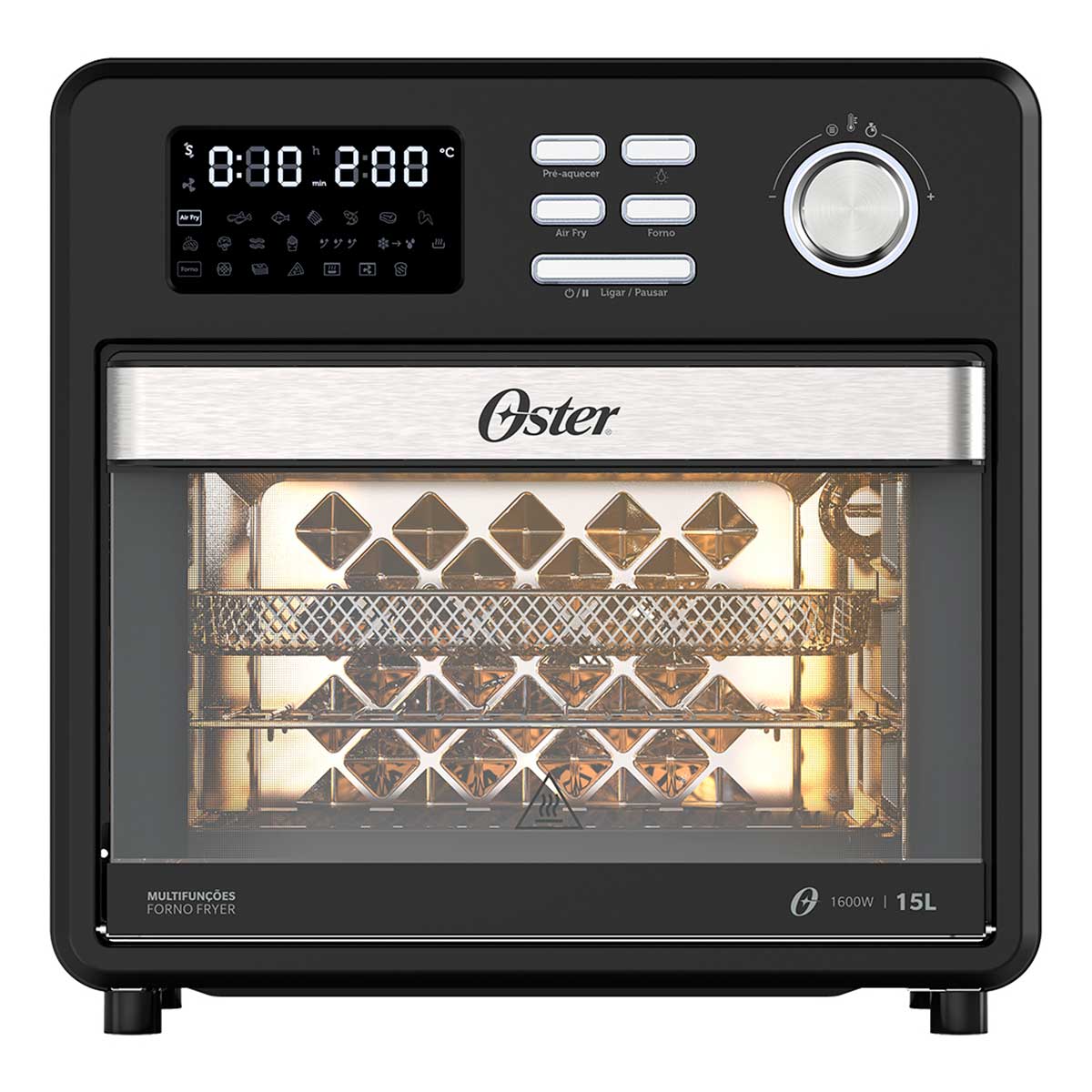 Fritadeira Elétrica Oster Forno Fryer 15L Multifunções Compact OFOR160 220V