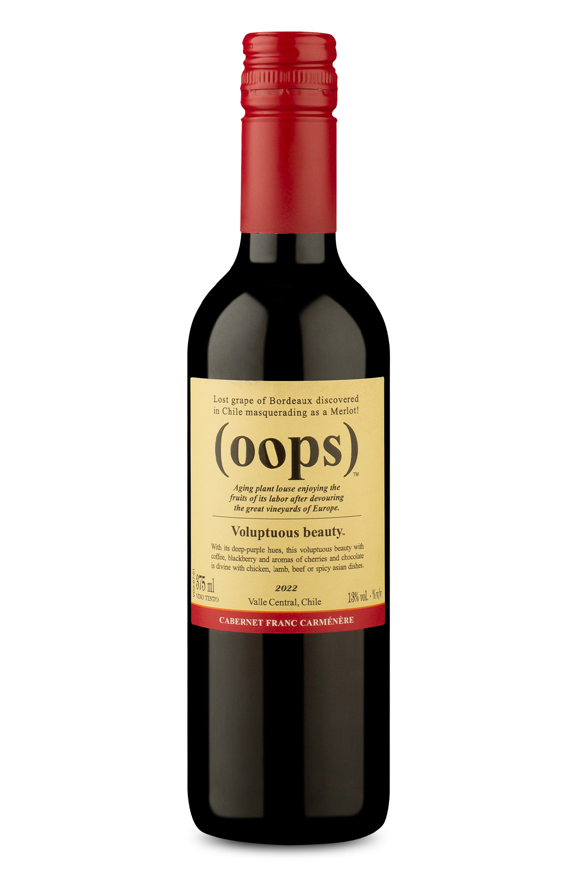 (Oops) Cabernet Franc Carménère 2022 375 mL| Vinho