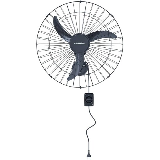 Ventilador de Parede Oscilante Ventisol 3 Pás Premium 60cm 220V