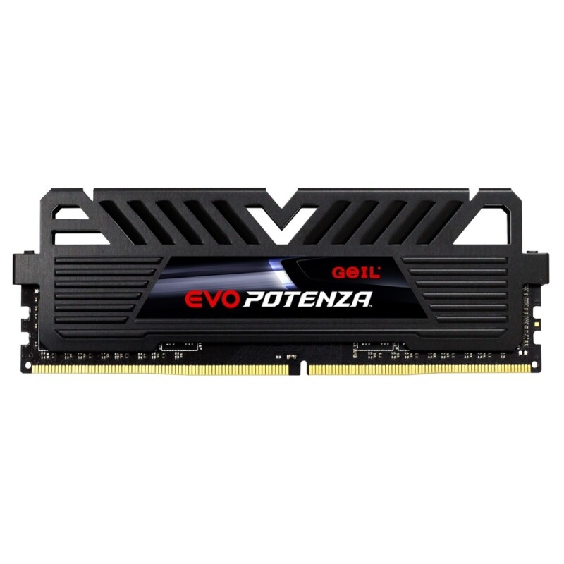 Memória DDR4 Geil Evo Potenza 8GB 3200MHz Black GAPB48GB3200C22SC