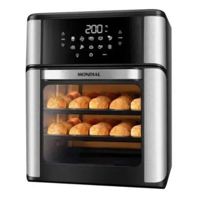 Fritadeira Elétrica Mondial AFO-12L-BI 12L Forno Oven 2000W