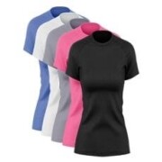 Kit 5 Blusas Feminina Dry Academia Camiseta Camisa Esporte