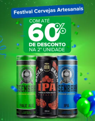 [Regional] [Até 60% de Desconto na 2°un]Seleção Cervejas Artesanais