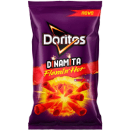 3 Unidades de Salgadinho Dinamita Flamin Hot Doritos 60g