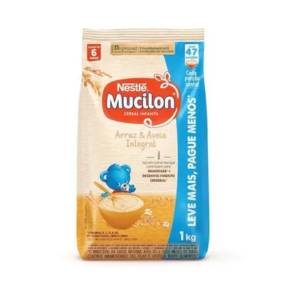 (REC/PRIME)Cereal Infantil Mucilon Arroz e Aveia Integral 1kg