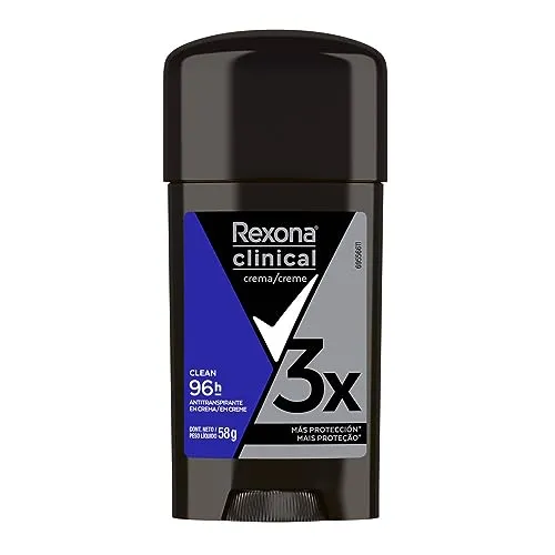 [Prime/ Rec] Rexona Clinical Antitranspirante Creme Clean 58g