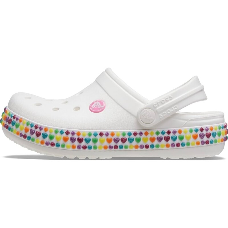 CROCS Crocband Gem Band Clog K White Infantil