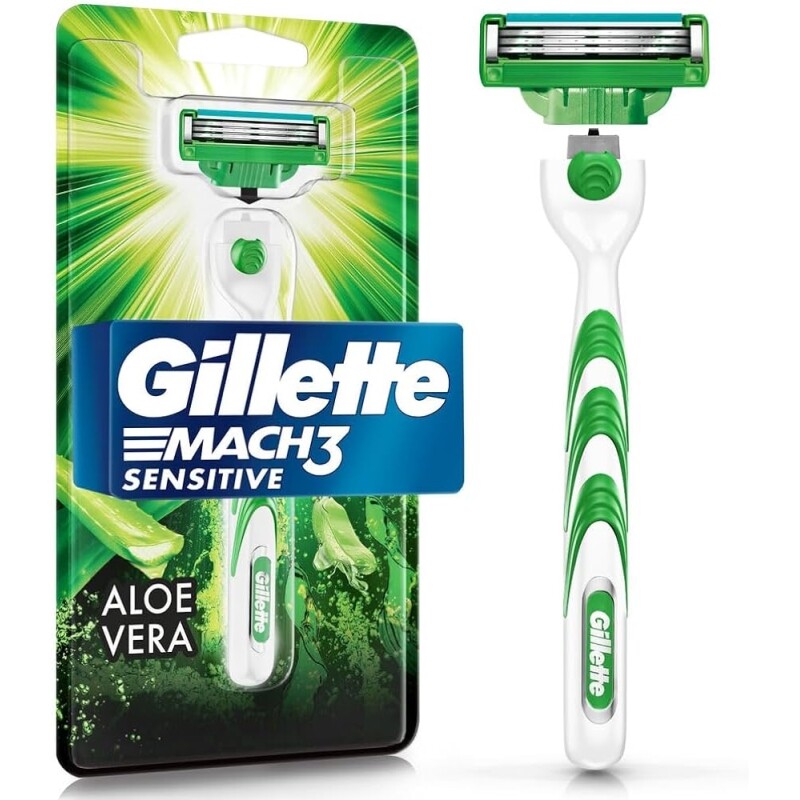 Aparelho de Barbear Gillette Mach3 Sensitive