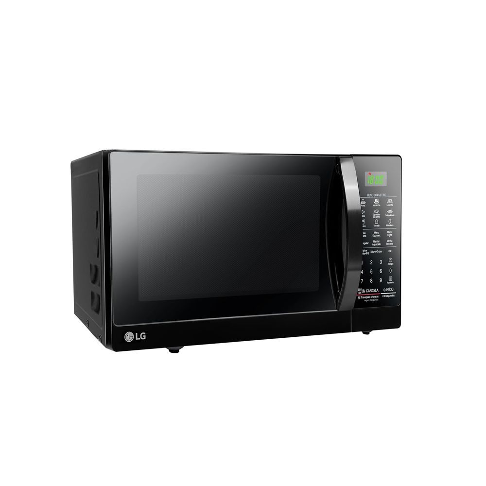 [APP] Micro-ondas LG Easy Clean Grill Quartzo Preto 30L 127V MH7097AR