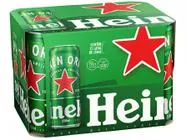 [Levando 2 Pack R$57,16] Cerveja Heineken Lata 350ml 12 Unidades