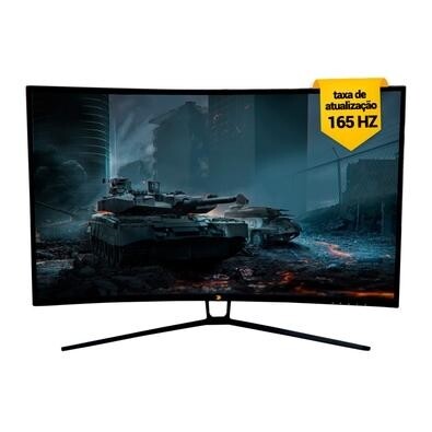 Monitor Gamer KBM! GAMING MG330 31.5' Led Curvo 165 Hz Full Hd 1ms Adaptive Sync Hdmi/Displayport Ajuste De Ângulo - KGMG33031PT